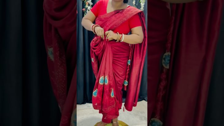 Saree pleats  / Beauty Glam Media#Short#