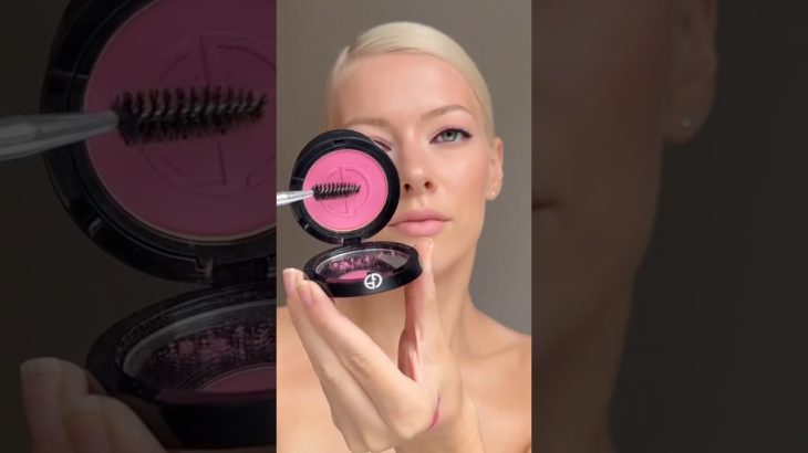 The easiest beauty hack how to customize your own creamy glowing blushes #makeuptips #beautytips