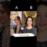 Which Look is Better? A or B? 🤔 | Beauty Comparison #Shorts #trending