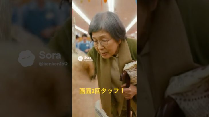 ペットショップから犬を救うおばあちゃん#ai