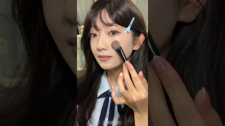 順調にメイクしたい#aztk #チーク #チークネイル #fypシ