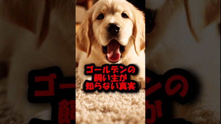 ゴールデンの飼い主が知らない真実#shorts #ペット #ゴールデンレトリーバー