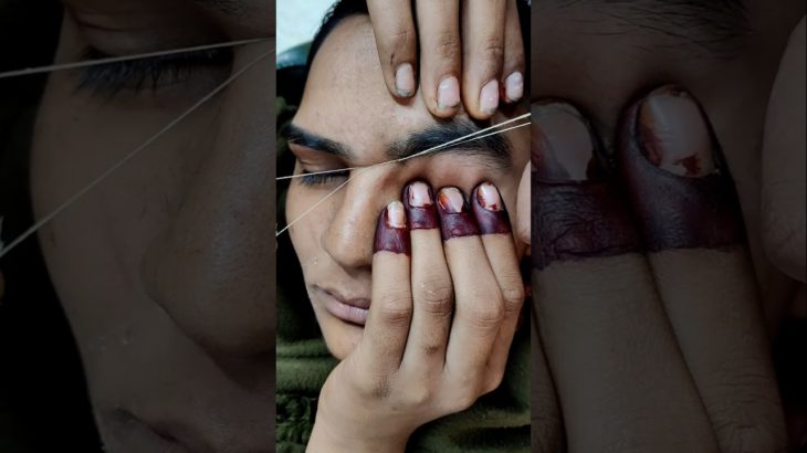 threading Kaise banaen#viral #trending #YouTube short #yt#Nisha beauty parlour#YouTube short