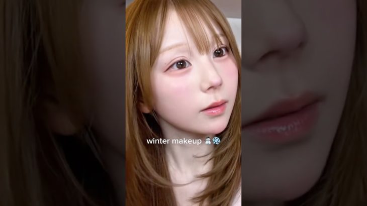 冬のピンクメイク˖ ࣪⊹♡