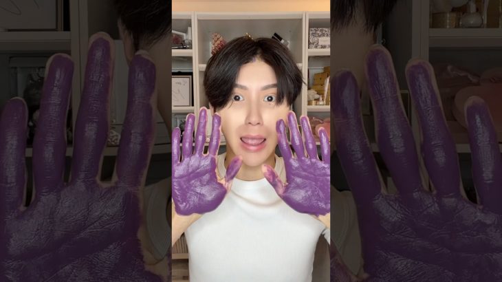 【別人級】茶ぐまおじさんからパープルの悩殺クールビューティに大変身！！💜🍇🦄