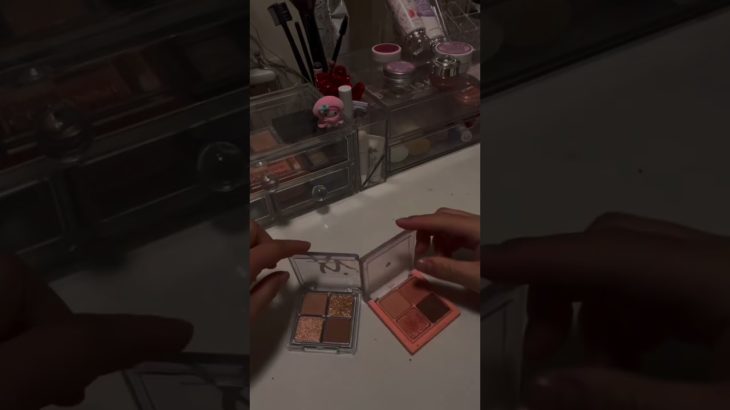 騒がしい笑 #コスメ #素材収納 #生活音 #メイク #かちゃかちゃ音 #雰囲気