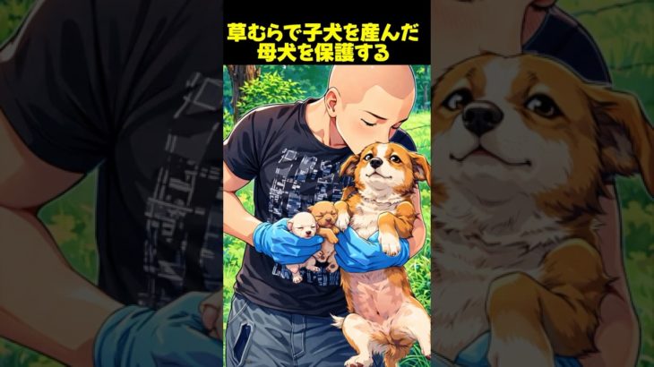 緊急！草むらで子犬を産んだ母犬を保護せよ！#動物保護 #野良犬 #ペット