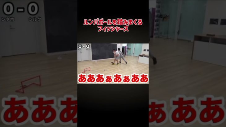 ルンバボールを踏みまくるフィッシャーズ#フィッシャーズ