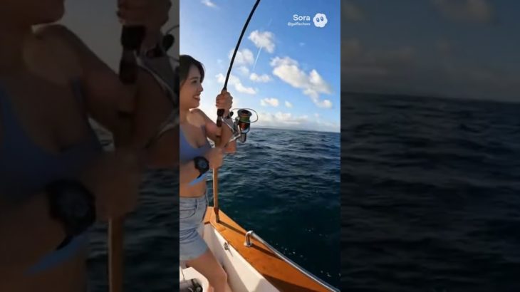 【釣りガール】ギャルフィッシャーズの海釣りの模様