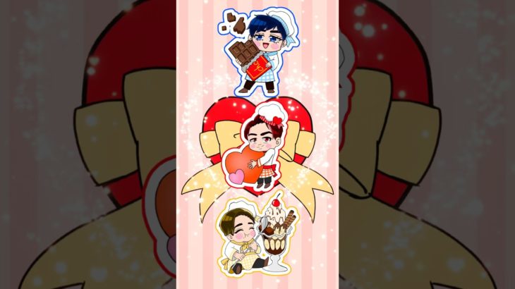 バレンタイン・キッス❤️💛💙#フィッシャーズ #シルクロード #ンダホ #マサイ