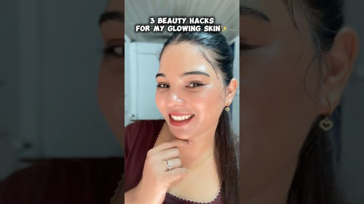 3 beauty hack for my glowing skin❣️✨#lakmesunscreen #sunscreen #suntan #collaboration
