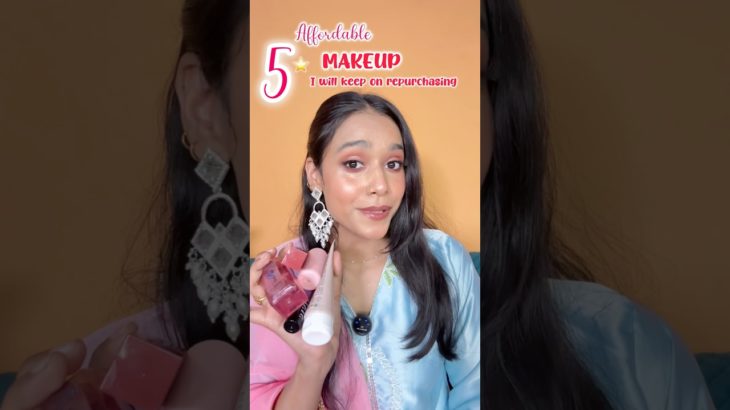5 affordable makeup products I keep on repurchasing 💌 #makeup #beauty #recommended #viral