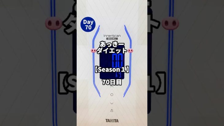 【50歳ダイエット】70日目測定｜Day70