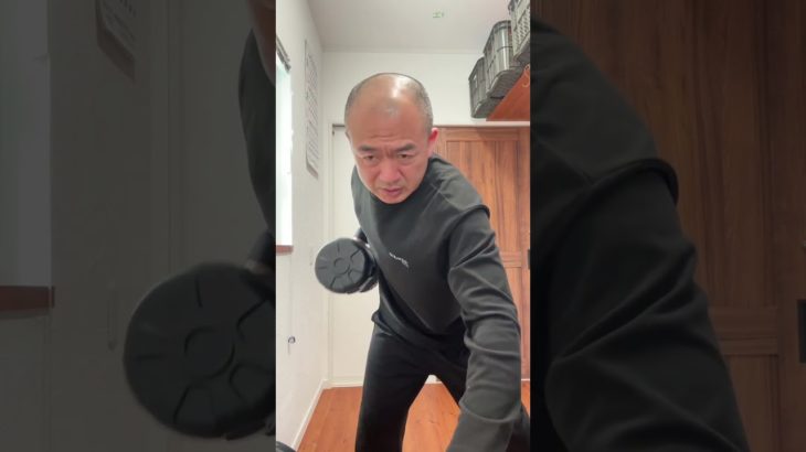 【朝トレ7分】ダンベル筋トレ｜ダイエット43日目