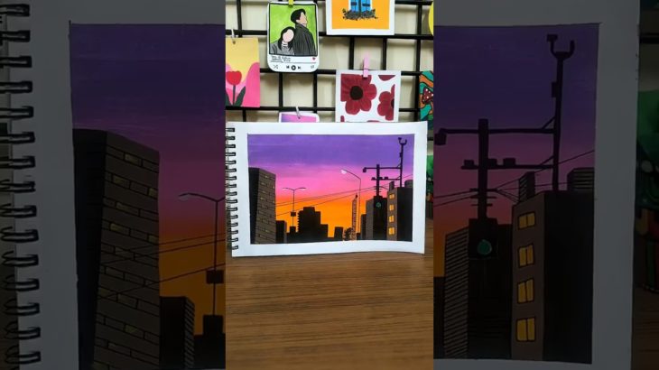 Beauty❤ #art #painting #artshorts #trending #viral #tutorial #artforbeginners #shorts #landscape