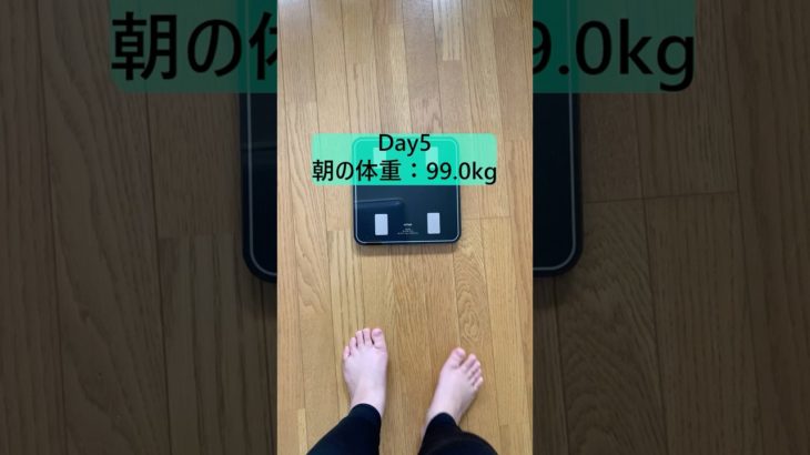 【Day5】100.2kg→57kgへ｜今日のダイエット記録 #shorts #ダイエット