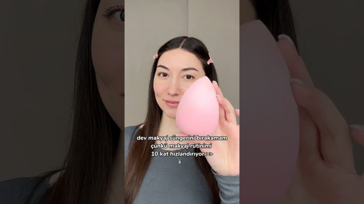 Dev makyaj süngeri🩷 #makeupsponge #makyajvideoları #makeuptips #makyajtüyoları