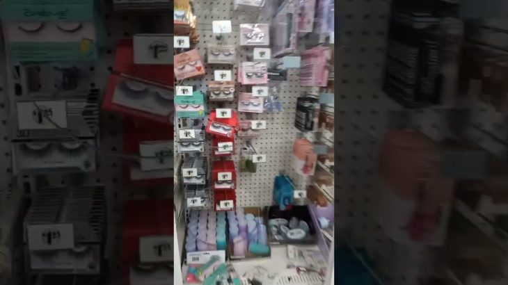 Dollar Tree New Display Case For Their Beauty Products. What is going on! #dollartreefinds