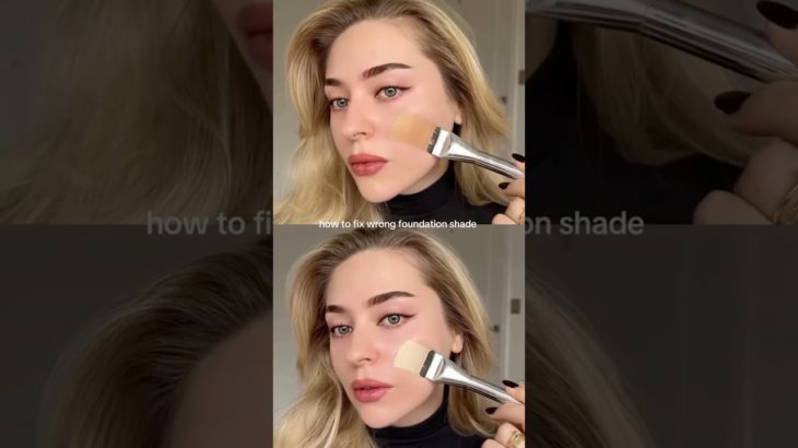 Foundation too LIGHT & DARK? Try this✅ #shorts #beauty