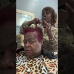 Got a hair makeover at Simmons Beauty and Barber in Hapeville so I can look good in my reactions.