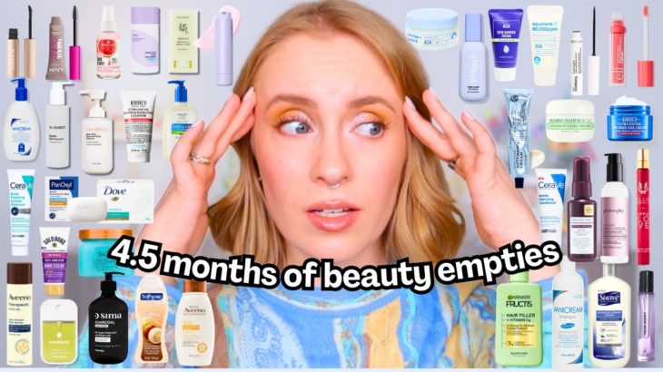 HUGE BEAUTY EMPTIES (49 products finished!)