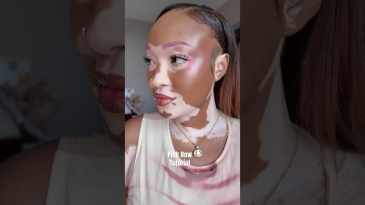 I colored my eyebrows pink! 🤭💞 #makeup