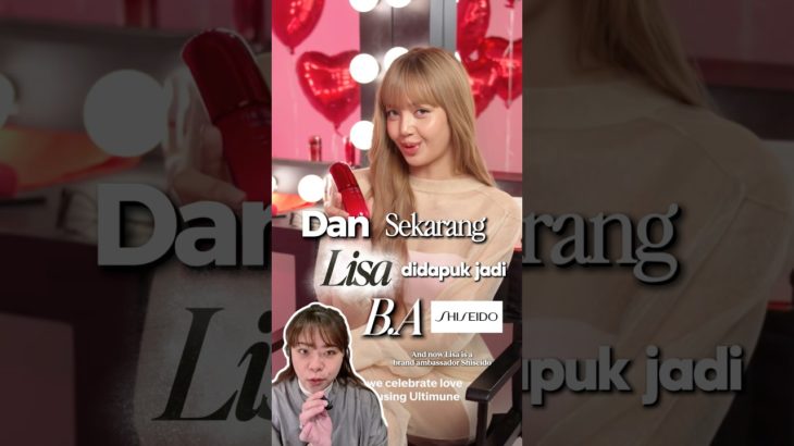 Lisa jadi BA @SHISEIDOofficial 😱😱 #lisa #lisamanoban #shiseido #brandambassador #beauty