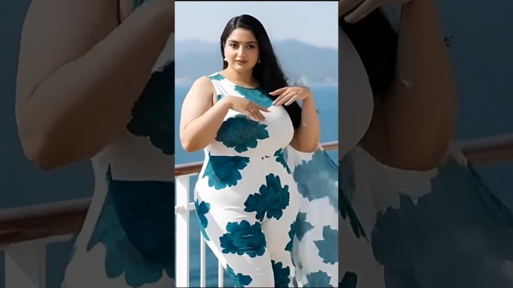 Plus Size Summer Fashion Confidence Look By The Sea#beauty#shorts#tyshorts