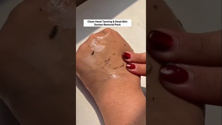 Remove Hand Dead Skin  & Tanning | #beauty #deadskinremover #skincare #viral #fairhand #shorts