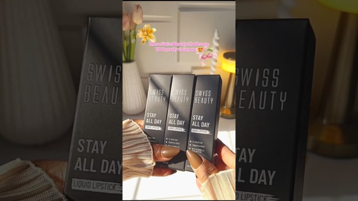 Swiss Beauty Matte All Day Lipstick 💄 | Too Pretty to Ignore 😍 #lipstick