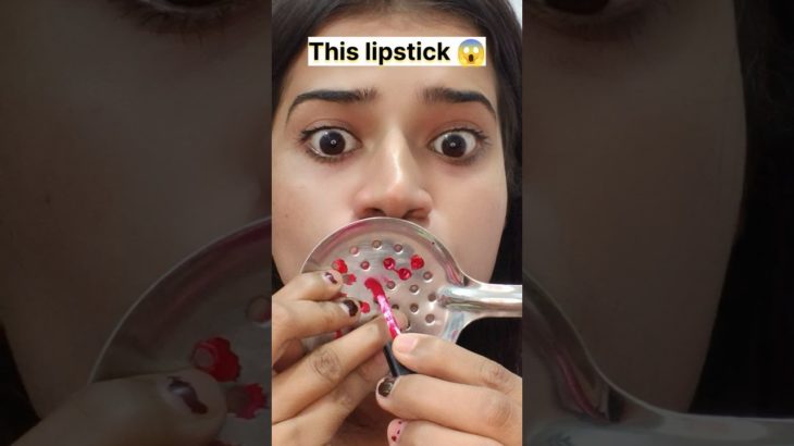 “This lipstick shocked Everyone 😱#hack #shorts #viralvideo #youtubeshorts #beauty