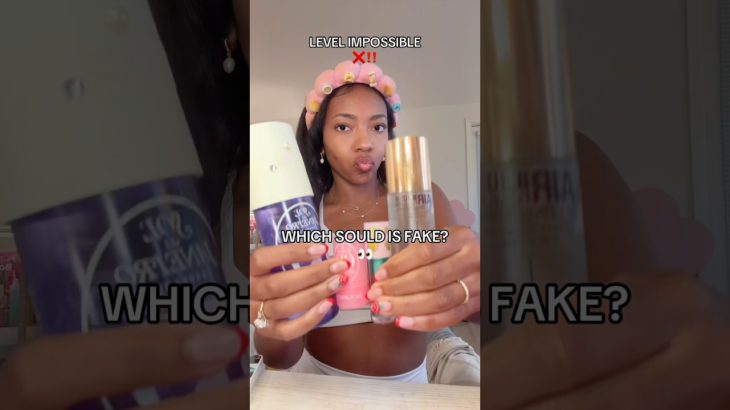 Which Beauty Product Is FAKE?! 😳 (Level Impossible) #beautyshorts #makeup #freepreppyclip #mascara