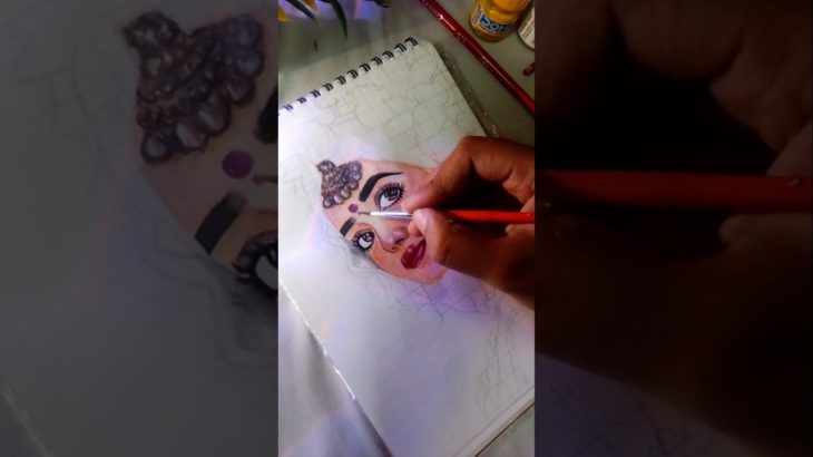 part _1 🌸 “Graceful Divine Beauty ✨” #pencildrawing #trending #artshorts