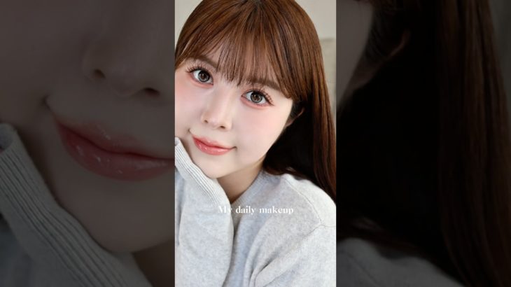 最近の #デイリーメイク💕 #ピンクメイク #韓国メイク #韓国コスメ #qoo10メガ割