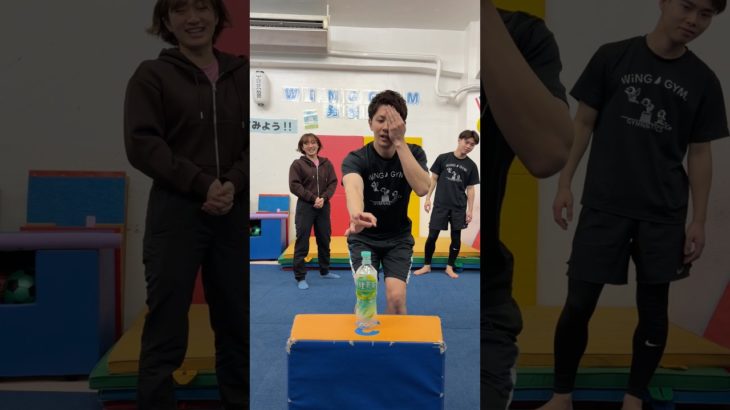 ペットボトルキャップチャレンジやってみた！#shorts