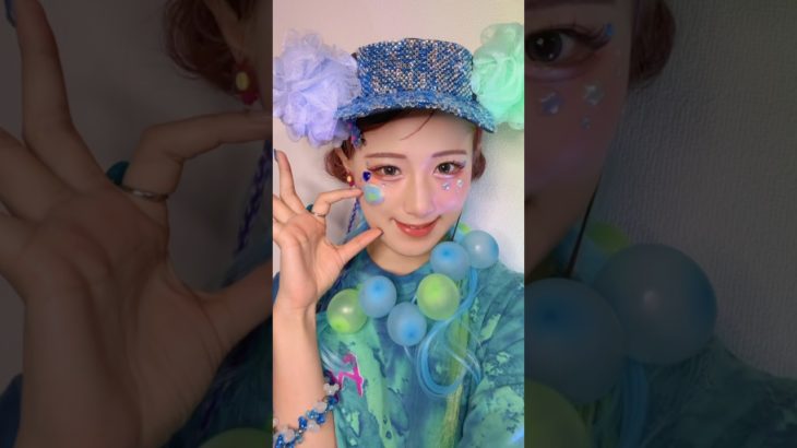 しなこちゃん風メイク②💄🌎💚