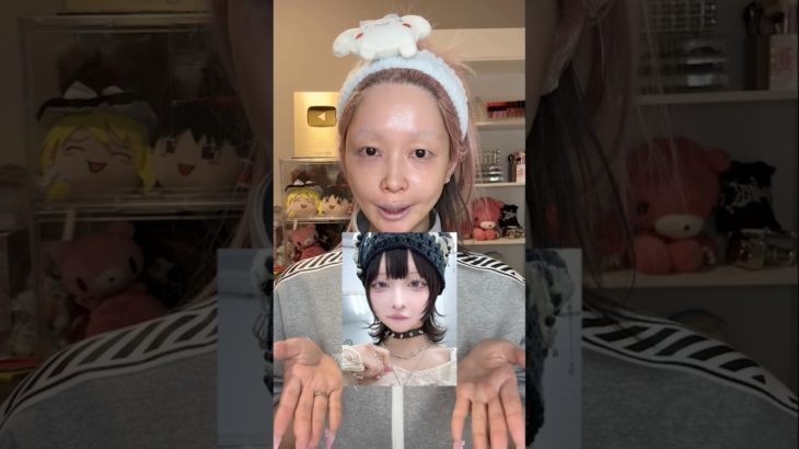 ハウスダストが普段絶対やらないメイクしたら盛れすぎてそのまま出かけたらしい…