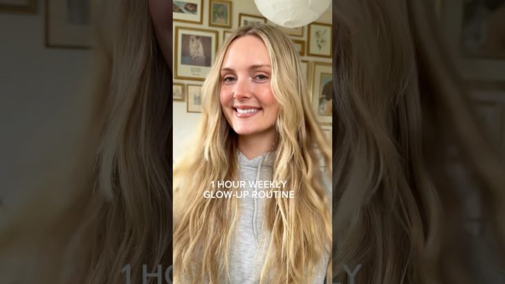 1 hour weekly beauty maintenance routine