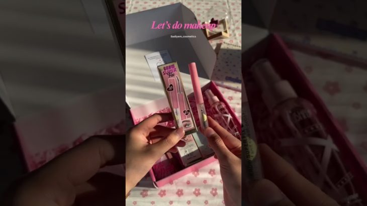 185.000🎀 #reeeeeeeek #youtubeshorts #makeup #beauty #unboxing #cosmetics #pink #reeeeeek #skincare