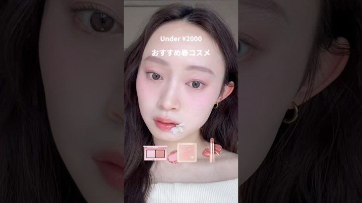 ¥2000以下！絶対買うべきプチプラ春コスメ3選！#春メイク