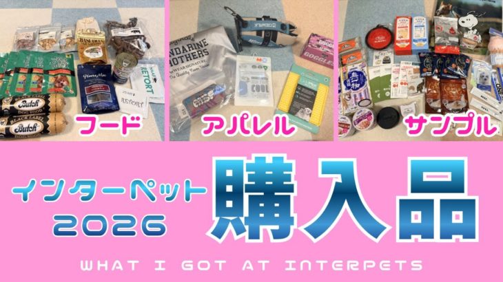 インターペット2026購入品紹介｜爆買いの中身全部見せます！
