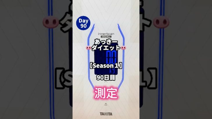 【50歳ダイエット】90日目測定｜Day90