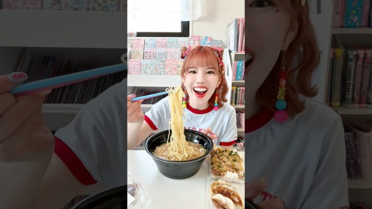 ダイエット終了後の初飯💕🍜#ASMR #ラーメン