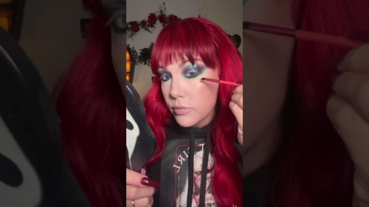 Alternative Makeup Halo Eye 👁️ Dark Beauty Academy Short #makeup