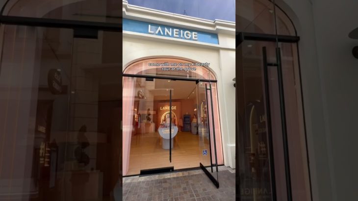 COME ON THIS K-BEAUTY TOUR AT THE GROVE 🤭🩷 Laneige Skincare and Innisfree
