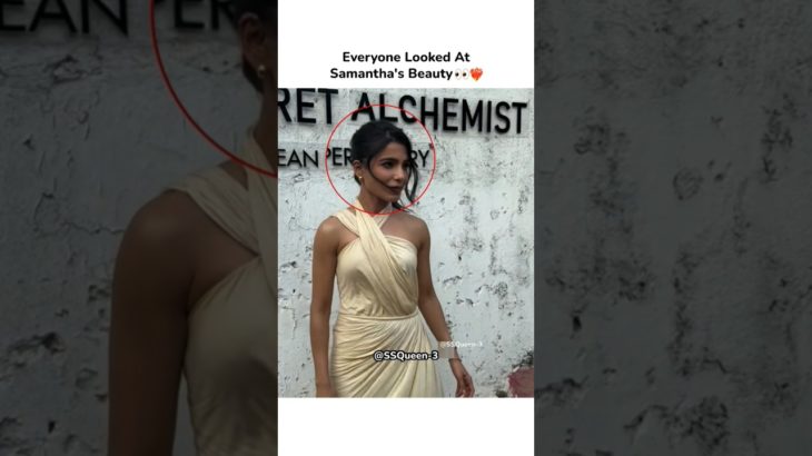 Everyone Looked At Samantha’s Beauty #samantha #beauty #remove #tattoo #viralshorts #shorts