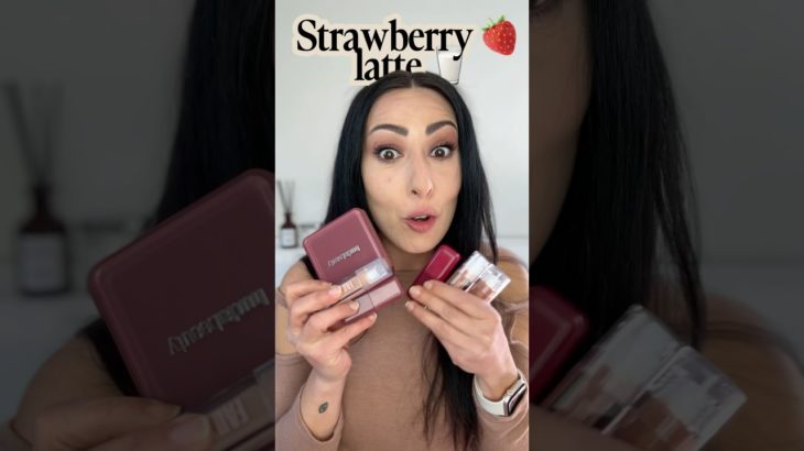 HUDA BEAUTY STRAWBERRY LATTE 🥛🍓COLLECTION  • NUOVA PALETTE BLUSH 🔥🥛🍓 #hudabeauty #sephoraitalia