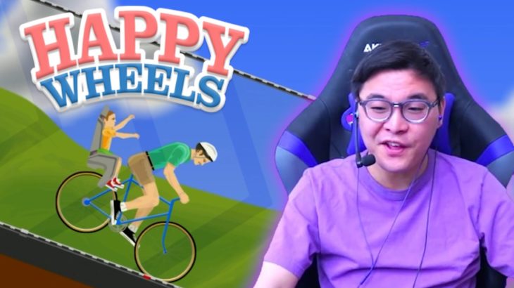 とんでもなくボロボロになる古来から伝わる鬼畜ゲーをよくブチギレる人にやってもらった【Happy Wheels ハッピー・ウィールズ】