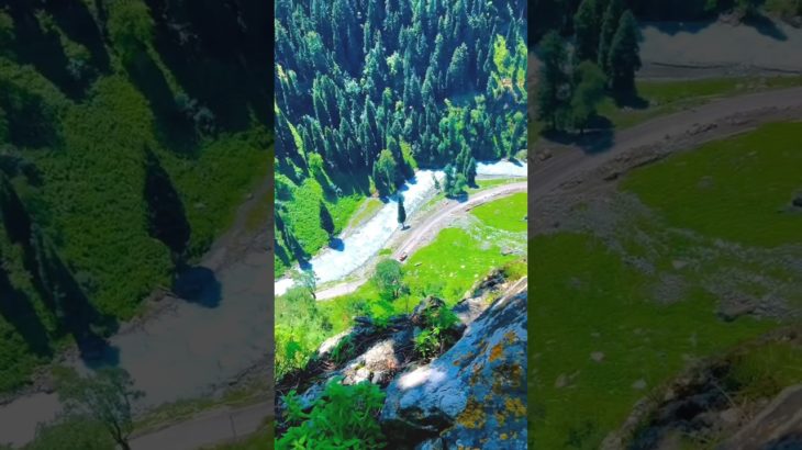 Kashmir 😍 khoobsurat view 🏔️ Natural Beauty #shorts #mountains #travel #shortsfeed #kashmir