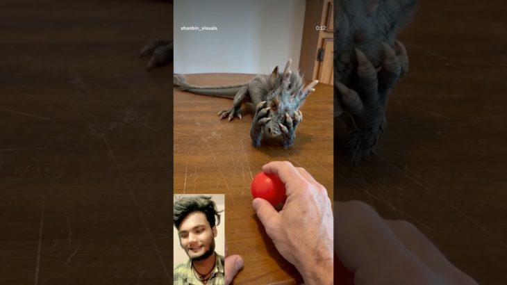 My pet dragon 🐉 tried to cheat! 🐉 Look at him peeking through his claws….| #shorts #dragon #funny